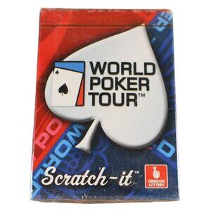 World Poker Tour Scratch-It Oregon Lottery 2006 Playing Cards Sealed